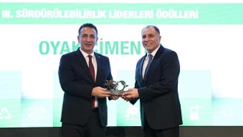 OYAK Çimento’ya “Sürdürülebilirlik Liderleri” Ödülü