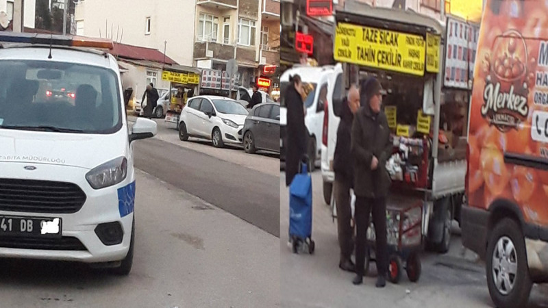 Darıcalı Perşembe günleri trafiği aksatan seyyar  satıcıdan rahatsız