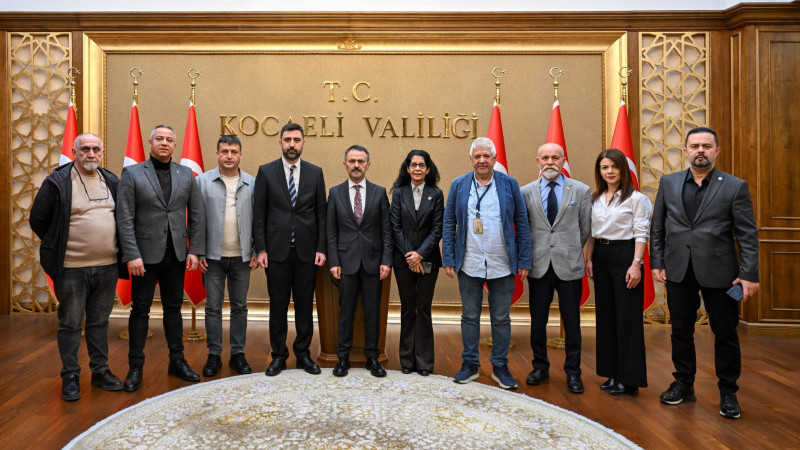 Vali Aktaş, KOGACE  Başkanı Şahin'iı ağırladı