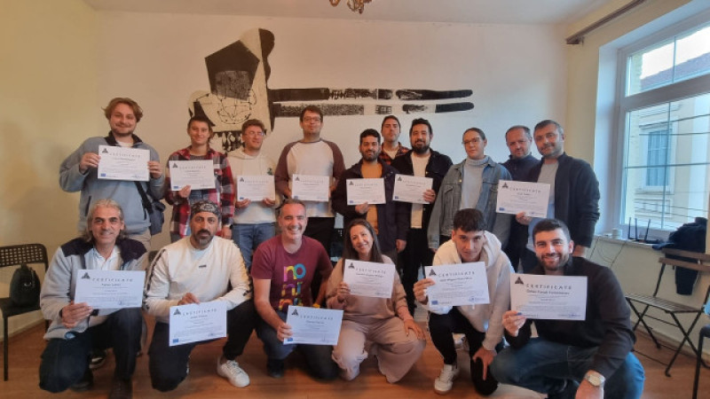 Darıca'dan Makedonya'ya  görme engellilere yönelik satranç eğitimi...