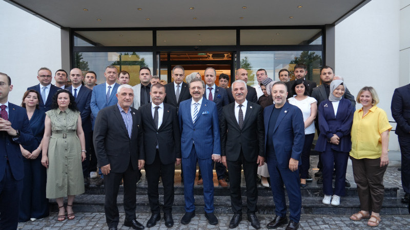 ASLANTAŞ, TOBB BAŞKANI HİSARCIKLIOĞLU İLE  SAKARYA'DA BİR ARAYA GELDİ