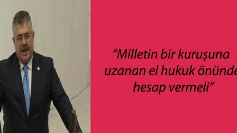 VEYSEL TİPİOĞLU MECLİS KÜRSÜSÜNDEN SESLENDİ: “