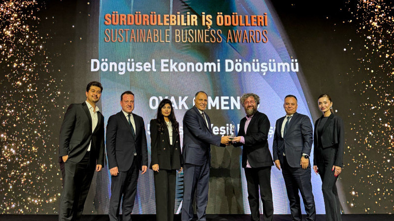 OYAK Çimento’ya “Döngüsel Ekonomi Dönüşümü” Ödülü