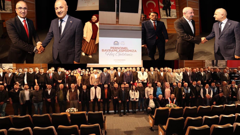 Başkan Büyükgöz, Mesai Arkadaşlarıyla Bayramlaştı