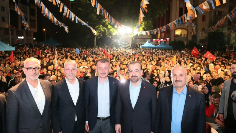 Gebze'de Erdoğan sevinci...
