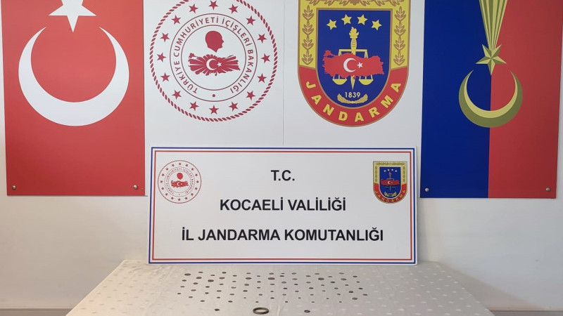 Gebze’de tarihi eser ele geçirildi