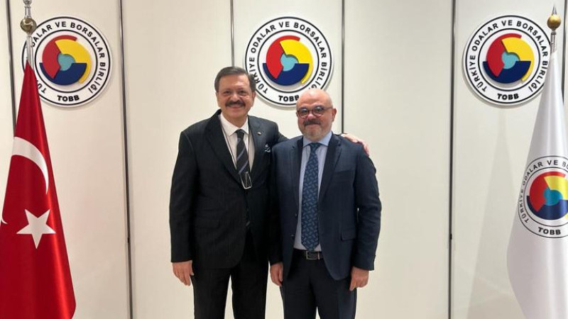 Hisarcıklıoğlu ile Şerifalioğlu iş dünyası için  bir araya geldi 