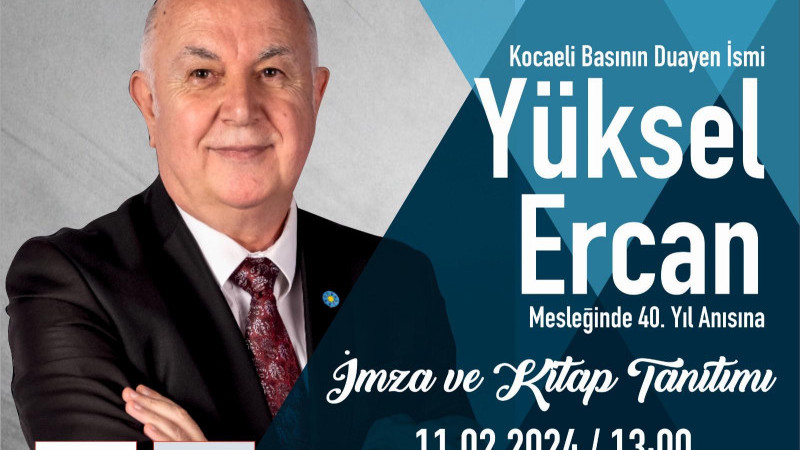 Yüksel Ercan    kitaplarını imzalayacak