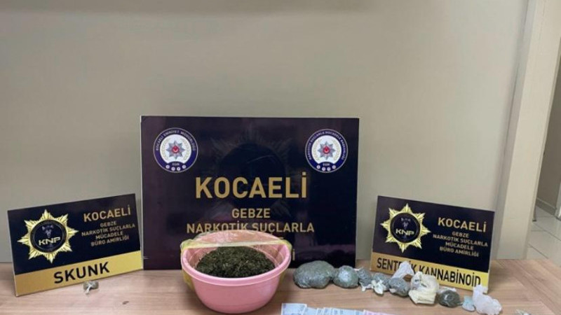 Gebze’de uyuşturucu operasyonu…