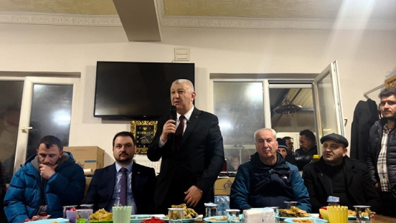 Sadık Güvenç'e coşkulu karşılama
