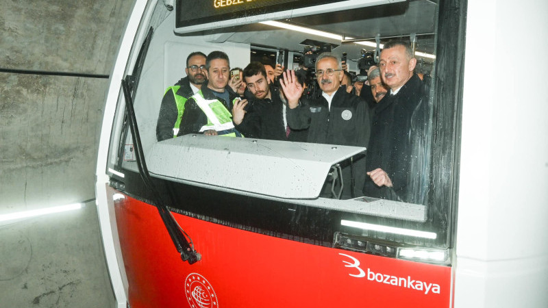   Gebze- Darıca Metrosu Test Sürüşünde…