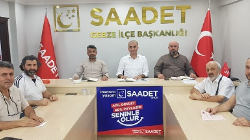 Saadet Partisi Gebze İlçe Başkanı Vural'dan 